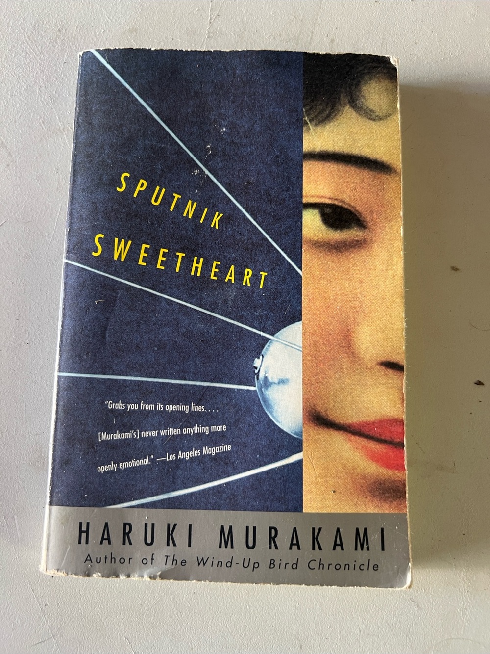 Sputnik Sweetheart by Haruki Murakami - Navy & Cream Cover